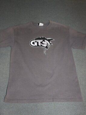 Dragon Ball GT T-shirt Mens Medium Gray Odmart 2003 DBGT Goku Faded